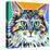 Dramatic Cats I-Carolee Vitaletti-Stretched Canvas