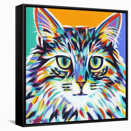Dramatic Cats I-Carolee Vitaletti-Framed Stretched Canvas