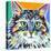 Dramatic Cats I-Carolee Vitaletti-Stretched Canvas