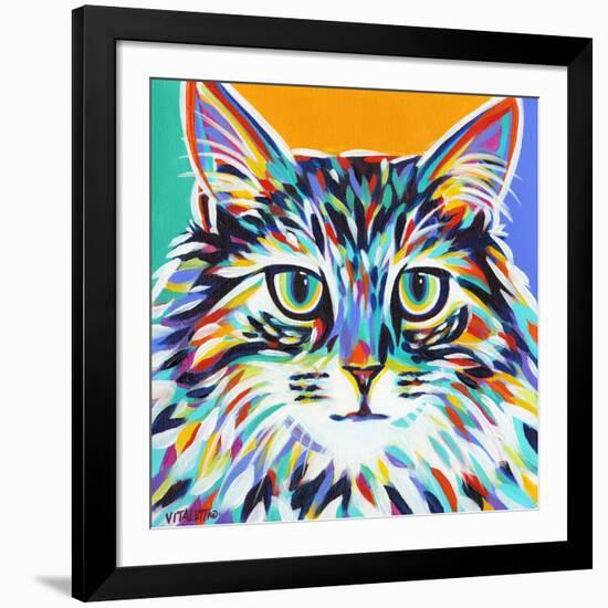 Dramatic Cats I-Carolee Vitaletti-Framed Art Print