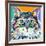 Dramatic Cats I-Carolee Vitaletti-Framed Art Print