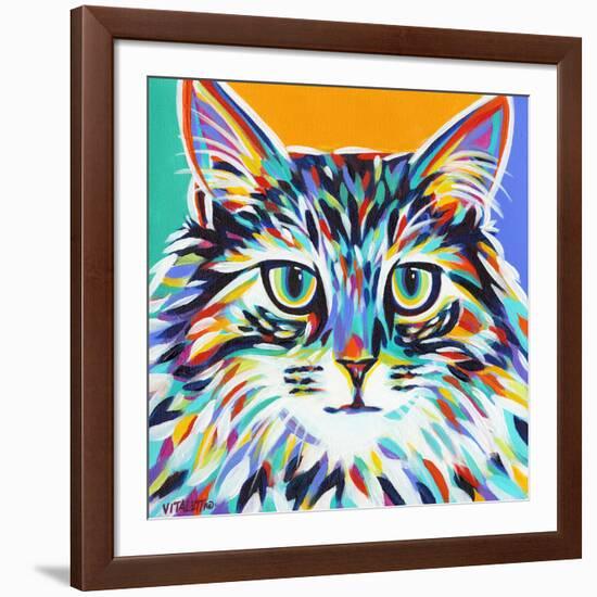 Dramatic Cats I-Carolee Vitaletti-Framed Art Print