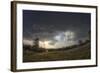 Dramatic Cloud Formations at the Edge of an Evening Thunderstorm in Rural Oklahoma-Louise Murray-Framed Photographic Print