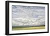 Dramatic Clouds Above Wheat Field, Palouse Region of Eastern Washington-Adam Jones-Framed Photographic Print