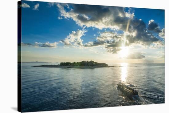Dramatic Clouds at Sunset over the Mamanucas Islands, Fiji, South Pacific, Pacific-Michael Runkel-Stretched Canvas
