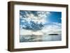 Dramatic Clouds at Sunset over the Mamanucas Islands, Fiji, South Pacific, Pacific-Michael Runkel-Framed Photographic Print