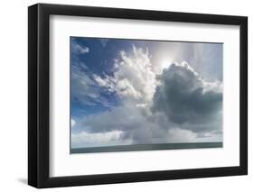 Dramatic clouds in the Pacific, Wallis and Futuna, Pacific-Michael Runkel-Framed Photographic Print