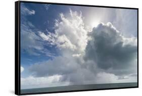 Dramatic clouds in the Pacific, Wallis and Futuna, Pacific-Michael Runkel-Framed Stretched Canvas