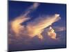 DRAMATIC CLOUDS REFLECTING SUNSET GLOW-Panoramic Images-Mounted Photographic Print