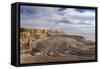 Dramatic coastline of Glamorgan Heritage Coast near Dunraven Bay, South Wales-Adam Burton-Framed Stretched Canvas