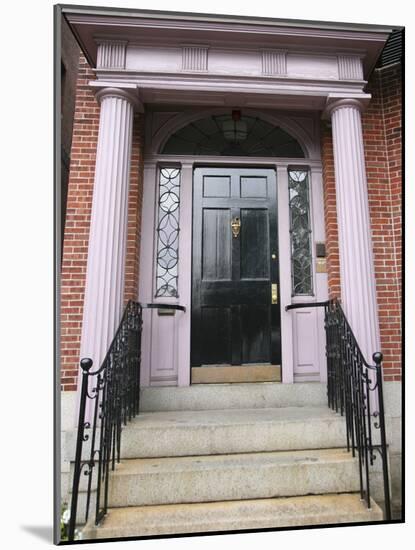 Dramatic Door in Boston's Back Bay Area-pdb1-Mounted Photographic Print