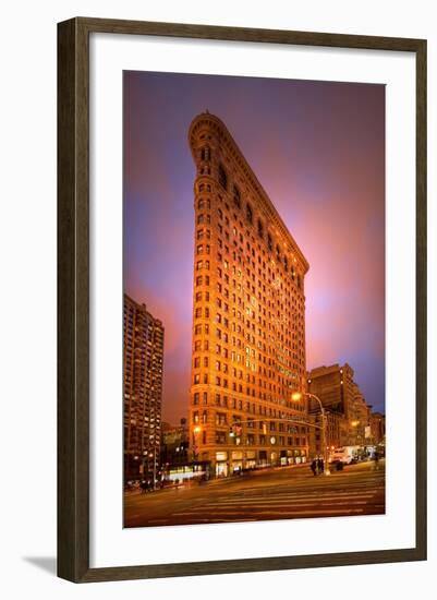 Dramatic Flatiron-Natalie Mikaels-Framed Photographic Print