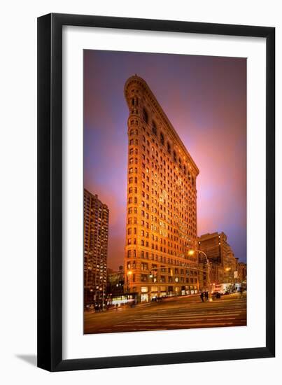 Dramatic Flatiron-Natalie Mikaels-Framed Photographic Print