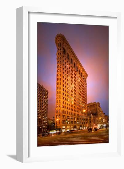 Dramatic Flatiron-Natalie Mikaels-Framed Photographic Print