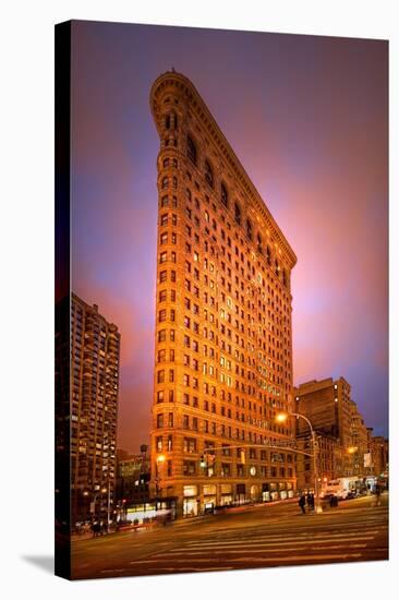 Dramatic Flatiron-Natalie Mikaels-Stretched Canvas