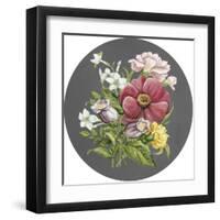 Dramatic Floral Bouquet I-Megan Meagher-Framed Art Print