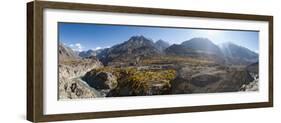 Dramatic Himalayan mountains in the Skardu valley, Gilgit-Baltistan, Pakistan, Asia-Alex Treadway-Framed Photographic Print