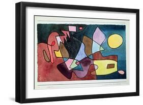 Dramatic Landscape, 1928-Paul Klee-Framed Giclee Print