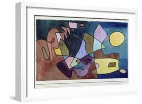 Dramatic Landscape, 1928-Paul Klee-Framed Giclee Print