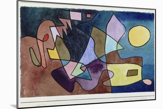 Dramatic Landscape, 1928-Paul Klee-Mounted Giclee Print