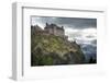 Dramatic Lighting as Storm Clouds Gather around Edinburgh Castle in Scotland-Flynt-Framed Photographic Print