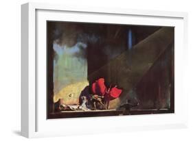 Dramatic Operatic Scene-null-Framed Art Print