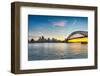 Dramatic Panoramic Sunset Photo Sydney Harbor-BackyardProductions-Framed Photographic Print