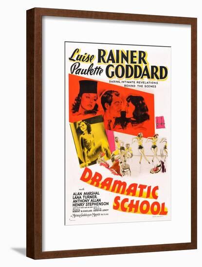 Dramatic School-null-Framed Art Print