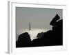 Dramatic Seascape and Lighthouse, Island of Ushant, Brittany, France, Europe-Groenendijk Peter-Framed Photographic Print