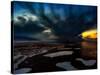 Dramatic Skies over Reykjavik, Iceland Digital Composite-Ragnar Th Sigurdsson-Stretched Canvas