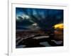 Dramatic Skies over Reykjavik, Iceland Digital Composite-Ragnar Th Sigurdsson-Framed Photographic Print