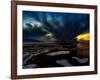 Dramatic Skies over Reykjavik, Iceland Digital Composite-Ragnar Th Sigurdsson-Framed Photographic Print