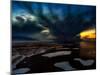 Dramatic Skies over Reykjavik, Iceland Digital Composite-Ragnar Th Sigurdsson-Mounted Photographic Print