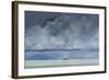 Dramatic Sky over a Little Island in the Rock Islands, Palau, Central Pacific, Pacific-Michael Runkel-Framed Photographic Print