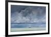 Dramatic Sky over a Little Island in the Rock Islands, Palau, Central Pacific, Pacific-Michael Runkel-Framed Photographic Print