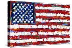 Dramatic Stars & Stripes-null-Stretched Canvas