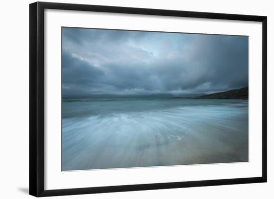 Dramatic Stormy Skies and Flowing Tide-Stewart Smith-Framed Photographic Print