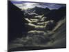 Dramatic Sun and Clouds on Southside of Everest, Nepal-Michael Brown-Mounted Photographic Print