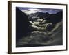 Dramatic Sun and Clouds on Southside of Everest, Nepal-Michael Brown-Framed Photographic Print
