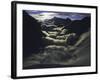 Dramatic Sun and Clouds on Southside of Everest, Nepal-Michael Brown-Framed Photographic Print