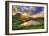 Dramatic Sunset at Kauai Fish Ponds, Hawaii-Vincent James-Framed Photographic Print