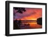 Dramatic Sunset Bainbridge Island Toward Olympic Mountains-Trish Drury-Framed Photographic Print