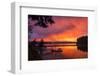 Dramatic Sunset Bainbridge Island Toward Olympic Mountains-Trish Drury-Framed Photographic Print