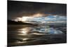 Dramatic Sunset Light on the Beach at Bamburgh, Northumberland England UK-Tracey Whitefoot-Mounted Photographic Print