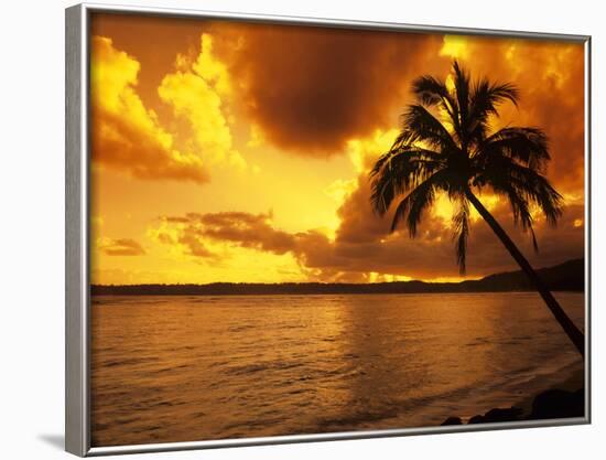 Dramatic Tropical Sunrise on the Garden Isle, Kauai, Hawaii, USA-Jerry Ginsberg-Framed Photographic Print