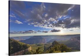 Dramatic view from North Timp Point in Grand Canyon National Park, Arizona, USA-Chuck Haney-Stretched Canvas