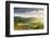 Dramatic weather and skies over The Vale of York from Sutton Bank, The North Yorkshire Moors-John Potter-Framed Photographic Print