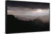 Dramatic Weather over the Grand Canyon, Yaki Point, Arizona-Greg Probst-Framed Stretched Canvas