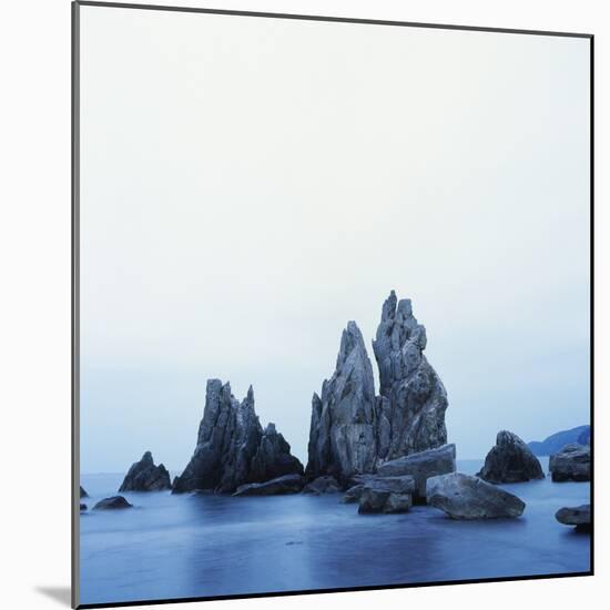 Dramatically Shaped Sea Stacks in Ocean-Micha Pawlitzki-Mounted Photographic Print