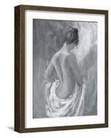 Draped Figure 1-Karen Wallis-Framed Art Print